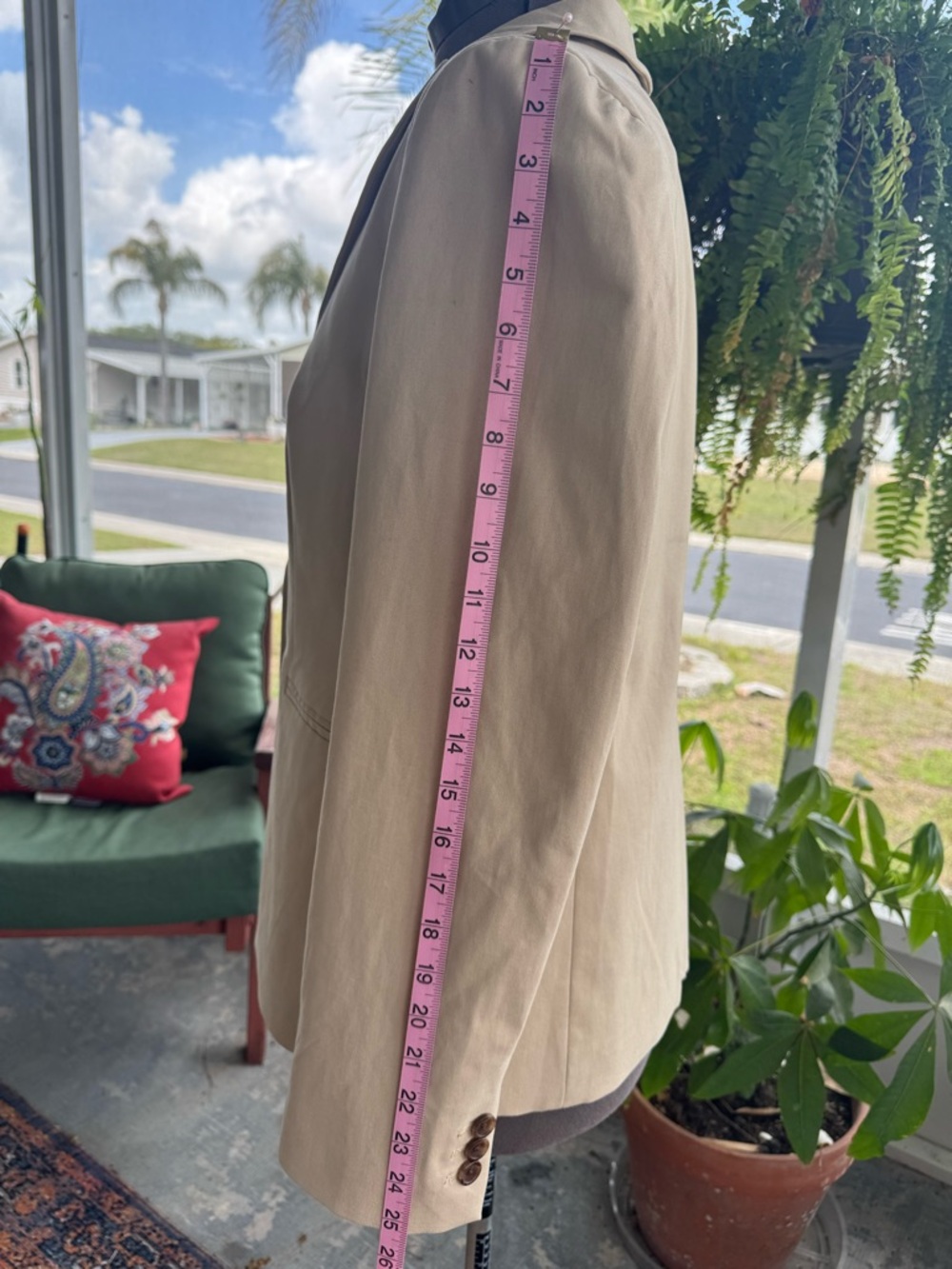 J. Crew Khaki Single-Button Blazer - Picture 7 of 11